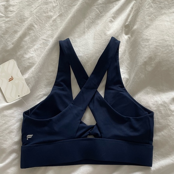 Fabletics | Navy | Cross-Back Sports Bra | Small - Picture 2 of 4